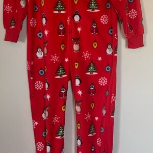 Festive Red Holiday Onesie